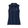 Picture of Peter Millar® Banded Sport Mesh Sleeveless Button Polo- Ladies