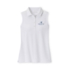 Picture of Peter Millar® Banded Sport Mesh Sleeveless Button Polo- Ladies