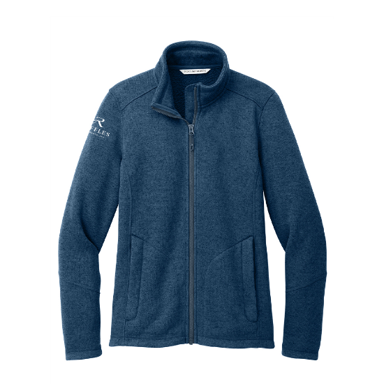 Picture of Port Authority® Arc Sweater Fleece Jacket- Ladies